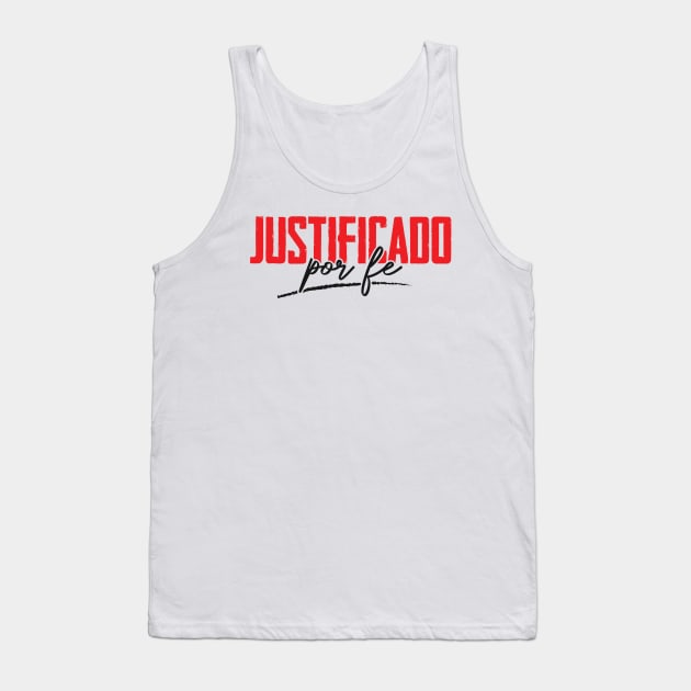 Justificado por Fe Tank Top by Joe Camilo Designs